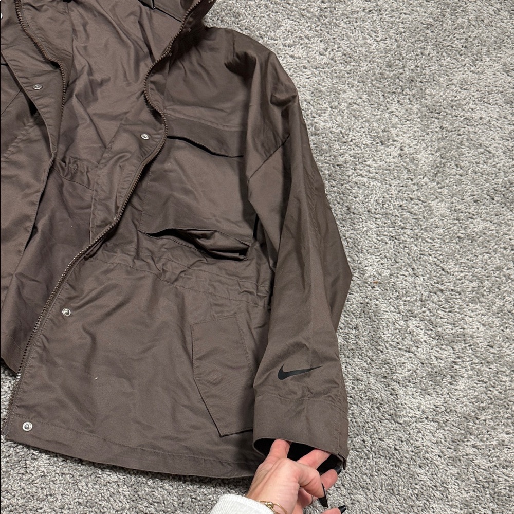 Nike Dark Brown Cargo Jacket Fly - image 2